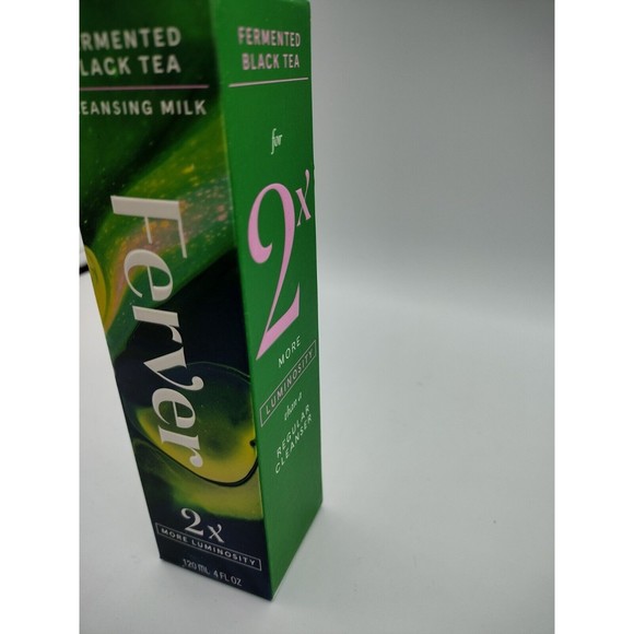 Ferver Fermented Black Tea Cleansing Milk 2x More Luminosity for Skin 4 fl. oz. - Picture 2 of 4